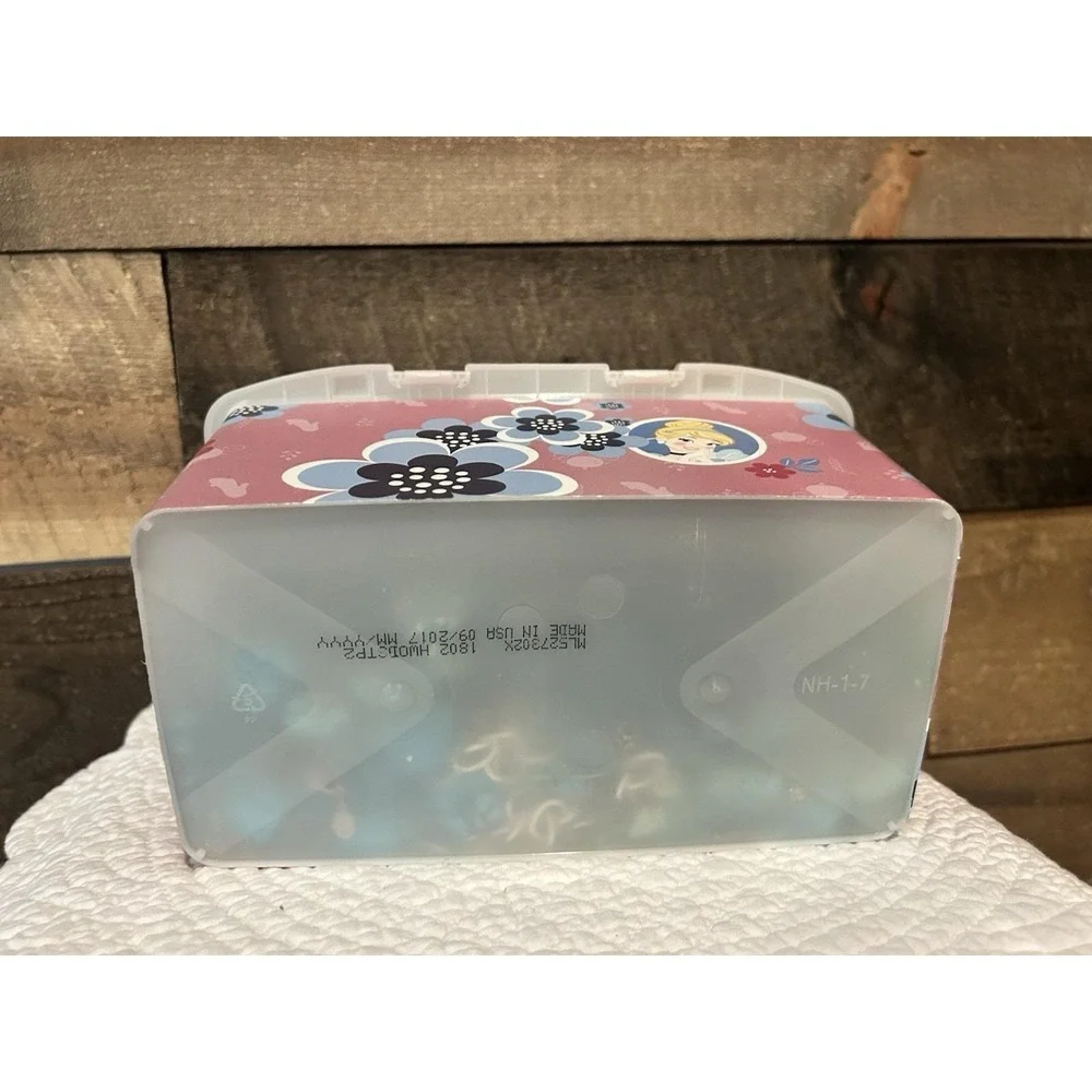 Huggies Baby Wipes EMPTY Container With Pop‎ Up Top Disney Princess Cinderella